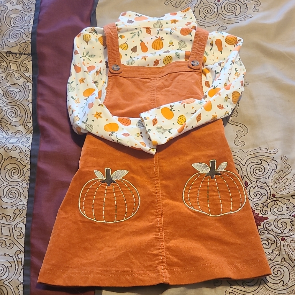 Isaac Mizrahi Orange Pumpkin Dress Costume